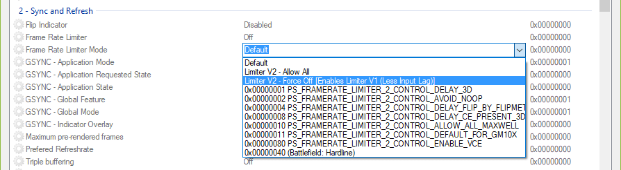 nvidia control panel limit fps