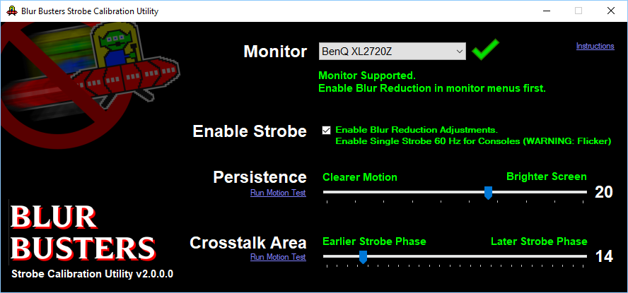 Blur buster monitor test