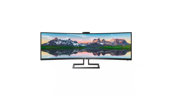 訳ありPhilips 499P9H1/11 48.8インチモニター 5K Philips Launches Huge 49-inch 499P9H1 Curved Monitor at 5K