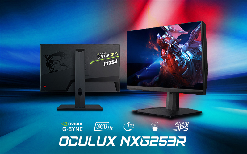 CES 2021 MSI to Introduce Two New Gaming Monitors NGR253R and