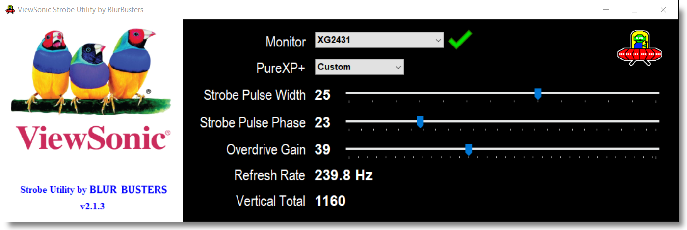 Blur buster monitor test