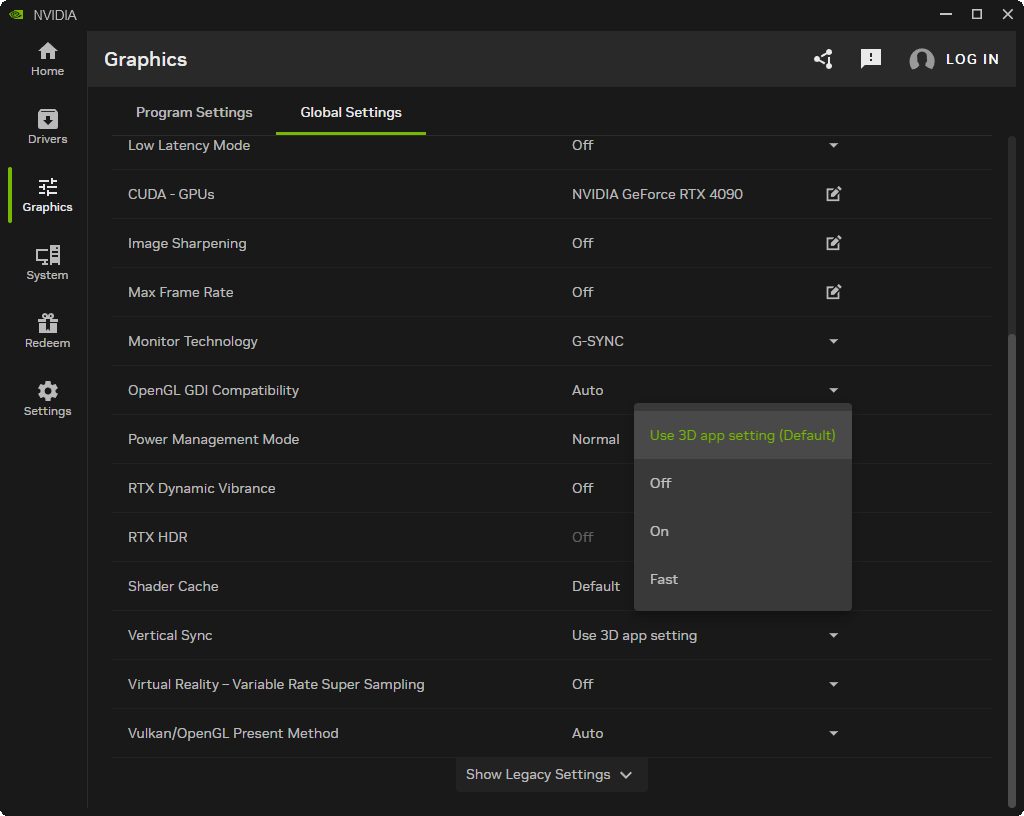 Blur Buster's G-SYNC 101: Control Panel